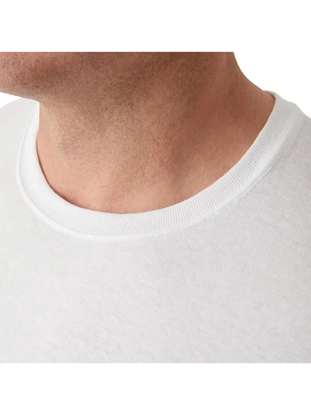 Soft Cotton Stay-Tucked Men's Undershirts, Multipack in White/Black/Assorted
